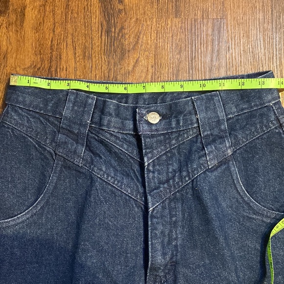 Vintage Roper High Waisted Dark Wash 100% Cotton Western Jeans-Sz 11-Inseam 37 - Picture 9 of 14